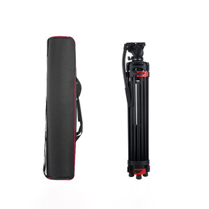 Trépied professionnel pour photographie, vidéo, <span class=keywords><strong>film</strong></span> et diffusion en direct, trépied hydraulique portable de 1,8 m pour appareils photo reflex numériques - Product Image 5