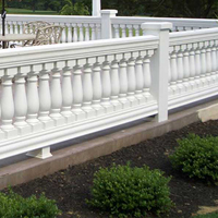 2022 PU garde-corps en plastique polyuréthane, moule à balustrage, moule à béton pour la vente en gros