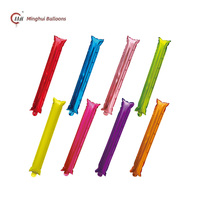 Bâtons de cheering gonflables en feuille métallique, bâtons bruyants, bâtons de bruit pour événements sportifs, concerts, fêtes, bars et manifestations.