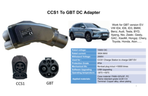 Adaptateur de véhicule électrique Longood CE 2026, nouveau connecteur CCS1 vers GBT, 300A, adaptateur de charge rapide en gros pour les véhicules électriques de <span class=keywords><strong>version</strong></span> GBT chinoise - Product Image 4