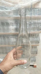 Bouteille d'eau en verre avec couvercle, brillant, 330ml, 500ml, 750ml, verre, gros ventre, eau minérale scintillante, 1 pièce - Product Image 6