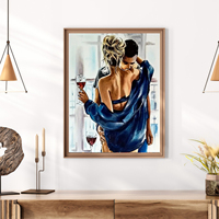 Peinture diamant 5D personnalisée sur toile de velours courte, Kit de portrait DIY, Kit de peinture diamant