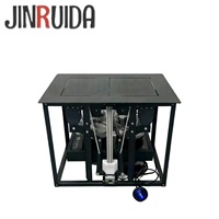 Accessoires de table à thé relevable intelligente en métal Jinruida, support de quincaillerie inclinable automatique télécommandé de style îlot pour café