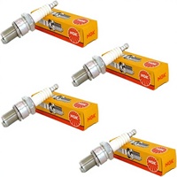 Bougie d'allumage en cuivre LFR6A 6668 (lot de 4) pour embarcation, portée 265 mm, espacement 16 mm, résistance 5K Ohm, filetage M