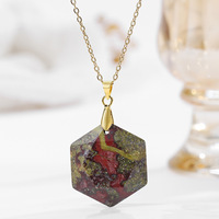 Collier pendentif étoile de David à six branches en acier inoxydable et améthyste, bijoux bohèmes, vente en gros Madagascar