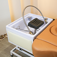 Fauteuil de massage électrique multifonctionnel pour le dos et les pieds avec bac pour salons de beauté - Canapé de massage des pieds pour pédicure et spa