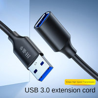 Kabel data keyboard mouse hard drive komputer keluaran 5Gbps jantan ke betina transmisi kecepatan tinggi