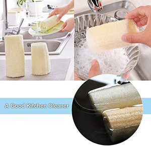 Juego de Esponjas de Luffa Egipcias 100% Ecológicas y Personalizadas para el Cuerpo y la Cocina, Esponjas Naturales para Baño - Product Image 5