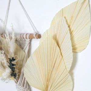 Éventail en feuilles de palmier séchées multicolores, décoration florale originale pour mariage et beauté - Product Image 6