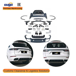Kit carrosserie GUGO Cayenne pour Porsche Cayenne 2011-2014, mise à niveau du kit carrosserie vers le hayon et le kit de feux arrière intégrés Cayenne 2023 - Product Image 1