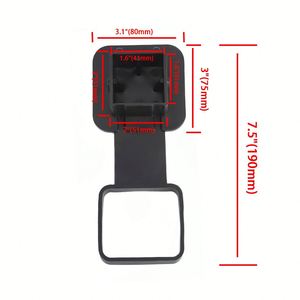 Accesorios Automotrices: Cubierta Protectora Antipolvo para Conector Cuadrado de Remolque de 2 Pulgadas - Product Image 3