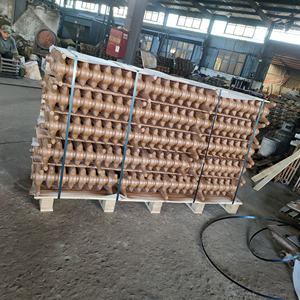 Vieux <span class=keywords><strong>radiateur</strong></span> en <span class=keywords><strong>fonte</strong></span> pour système CVC <span class=keywords><strong>Chauffage</strong></span> <span class=keywords><strong>central</strong></span> rétro avec finition or rose Design graphique anti-corrosion inclus - Product Image 5