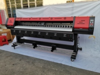 Imprimante à jet d'encre grand format 3.2m avec 2 pièces Machine à jet d'encre à tête d'impression I3200-E1 avec système d'alimentation et système de prise moins cher