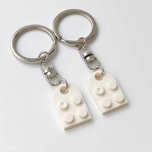 Ensemble de porte-clés en forme de cœur, 2 pièces, cadeaux assortis <span class=keywords><strong>pour</strong></span> couples, cadeaux <span class=keywords><strong>pour</strong></span> petit ami, petite amie, Saint-Valentin, anniversaire, Noël - Product Image 5