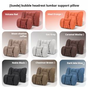 高級冬版フェイクファー車のヘッドレストぬいぐるみ首サポート腰椎サポートクッション余分なソフトコンフォートシート - Product Image 5