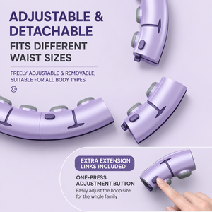 Aro de <span class=keywords><strong>Fitness</strong></span> Inteligente 2026, Ajustable y con Peso, Diseño Desmontable, Material de Polipropileno, para Ejercicios de Cintura y Abdomen - Product Image 6