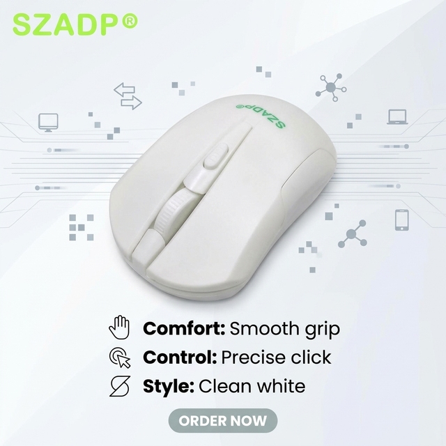 Portable 2.4G USB Wireless Optical Mouse Plug and Play for Laptop Desktop