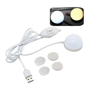5V USB <span class=keywords><strong>plug</strong></span>-in 1.5W 3W LED bóng đèn đêm dễ dàng dính trên Mini tường ánh sáng cho sinh viên ký túc xá tủ - Product Image 1