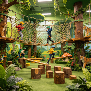 Jungle Quest Elite, Proyecto de Parque de Aventuras Interior Personalizado, Circuito de Cuerdas, Experto en Parques Infantiles al Aire Libre - Product Image 4