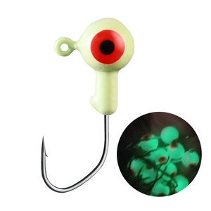 Tête de plomb Panfish Walleye Jighead Pêche en eau salée Hameçons pointus pour bar truite <span class=keywords><strong>Finesse</strong></span> Jig Head Hook - Product Image 3