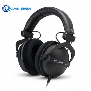Casque audio supra-auriculaire <span class=keywords><strong>DT770</strong></span> PRO HiFi de haute qualité avec annulation active du bruit, prise jack 3,5 mm, micro de monitoring personnel, AAC, ajustement personnalisé - Product Image 1