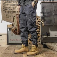 Pantalon Kaki Homme Slim Décontracté Micro-élastique Robuste avec Fermeture Éclair Style Urbain Printemps Automne 2026