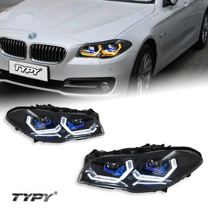Conjunto de Faros Delanteros Nuevos TYPY de 12 V para BMW Serie 5 F10 F18 M5 2011-2017, Luces de Circulación Diurna Angel Eyes, Señales de Giro, Luz Baja - Product Image 1