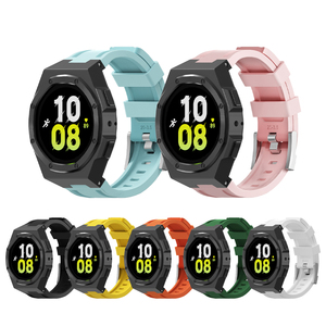 สายนาฬิกาแบบไม่มีช่องว่างสำหรับ <span class=keywords><strong>Samsung</strong></span> Galaxy <span class=keywords><strong>Watch</strong></span> 4 <span class=keywords><strong>5</strong></span> พร้อมเคสสแตนเลสขนาด 44 มม. ชุดดัดแปลงสำหรับ <span class=keywords><strong>Watch</strong></span> <span class=keywords><strong>5</strong></span> Pro 45 มม. รองรับการขายแบบดรอปชิปปิ้ง - Product Image 1