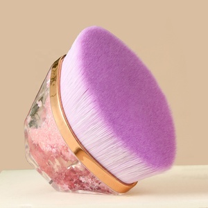 Haute qualité violet clair Portable visage poudre <span class=keywords><strong>brosse</strong></span> plat haut étoile fluide Quicksand paillettes fond de teint maquillage poudre <span class=keywords><strong>brosse</strong></span> - Product Image 4