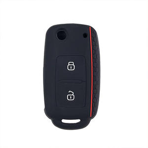 Housse de <span class=keywords><strong>clé</strong></span> de voiture pliable en silicone avec <span class=keywords><strong>protection</strong></span> pour <span class=keywords><strong>Volkswagen</strong></span> Sagitar POLO Tiguan Touareg Bora Golf - Product Image 5