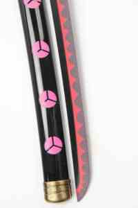 <span class=keywords><strong>Épée</strong></span> longue Shusui de <span class=keywords><strong>Zoro</strong></span> à pulvérisation de précision, 104 cm, en bambou, katana d'anime, pour matériaux bois et plastique, jouet personnalisé - Product Image 4