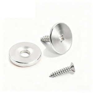 Tornillos Magnéticos Redondos Hanweisong para Gabinetes, Placa de Succión Fuerte de Acero Laminado en Frío para Puertas de Gabinete - Product Image 3