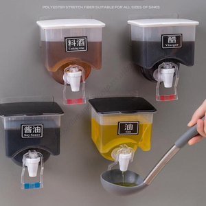 Dispensador de Aceite y Vinagre de Plástico para Cocina, Montado en la Pared, Tipo Push, Venta al Por Mayor - Product Image 5