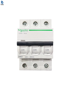 IC65N 3P D63A เบรกเกอร์วงจรขนาดเล็ก เบรกเกอร์ป้องกันกระแสเกิน เบรกเกอร์วงจรแรงดันต่ำ 3 ขั้ว 63A แบบ D Curve - Product Image 1