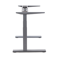 Bureau debout électrique à double moteur de haute qualité, avec pieds en forme de C, réglable en hauteur, pour la maison et le bureau, équipement informatique