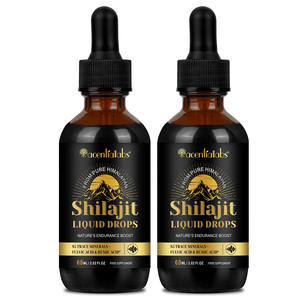 Gouttes Liquides de <span class=keywords><strong>Shilajit</strong></span> de l'Himalaya Acentiallabs 85 Olégo-Éléments 60ml, Supplément de <span class=keywords><strong>Shilajit</strong></span> 100% Pur, Gouttes de <span class=keywords><strong>Shilajit</strong></span> Pur de l'Himalaya - Product Image 6