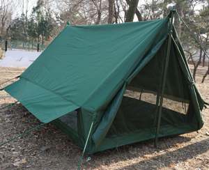 Carpa de Lona Impermeable para 1-2 Personas, para Campamento al Aire Libre, Marca Factory Africa, para Soldados - Product Image 1