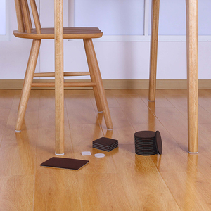 Özel mobilya keçe yastıkları güçlü yapıştırıcılar sandalye bacak kat koruma pedleri keçe ayak pedleri - Product Image 1
