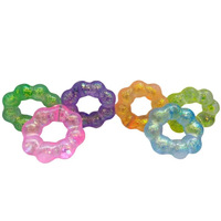Bracelet en caoutchouc thermoplastique Paigo 2026 le plus vendu, avec poudre dorée, grande taille, jouet créatif anti-stress, squishy en forme de donut à paillettes