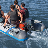 Bateau gonflable Canotage Pvc Bateau à rames Jet Schlauchboot Bateau de pêche gonflable avec pagaie Canot gonflable Canot Radeau