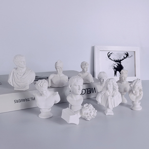 Mini Busto di Testa Greca in Resina all'Ingrosso Statua per Schizzi d'Arte Scultura da <span class=keywords><strong>Disegno</strong></span> - Product Image 3