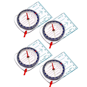 Đi bộ đường dài Backpacking Navigation Backpacking orienteering thước bản đồ quy mô la bàn cho bản đồ đọc sách - Product Image 2