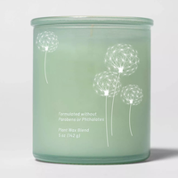 8oz 250ml 16oz 500mlPromotional billig akzeptieren benutzer definierte blaue Glas Kerzen glas mit guter Qualität
