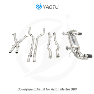 YT sistema di scarico di alta qualità in acciaio inossidabile per <span class=keywords><strong>Aston</strong></span> Martin <span class=keywords><strong>DB9</strong></span> con tubi di scarico centrali posteriori e tubo di scarico X-Pipe - Product Image 6