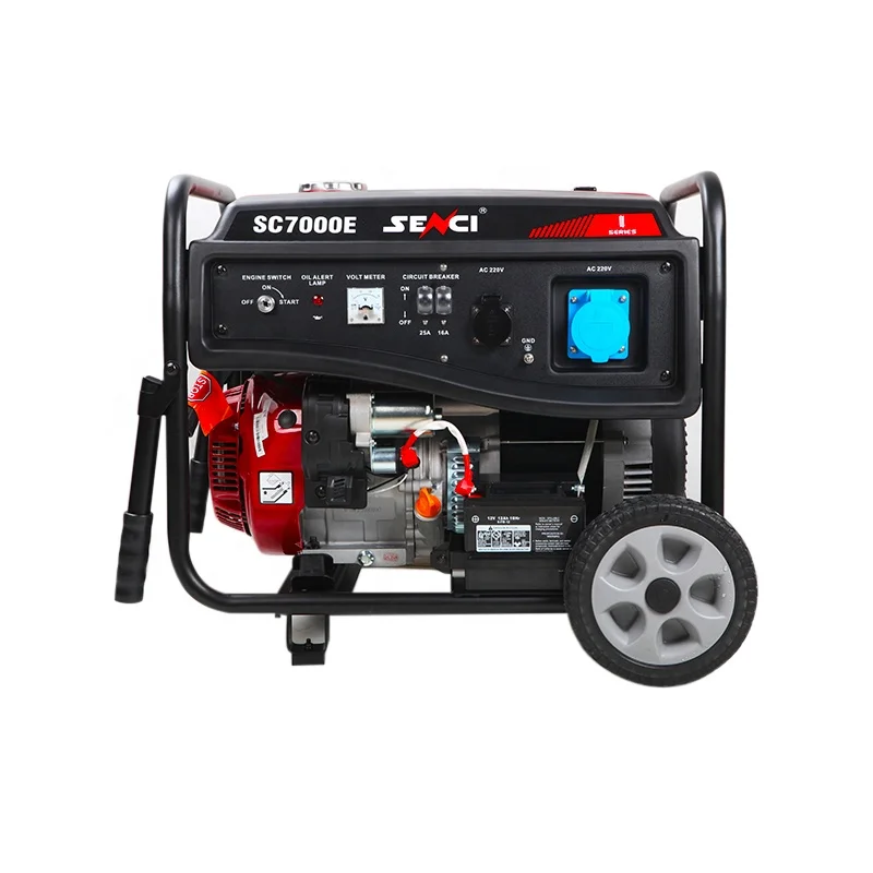 Senci発電機5Kva 5000Wポータブルインバータ発電機小型防水