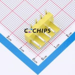 W396110K-5PY2123 Wire-to-Board Pin Header Bent Lead Through Hole,P=3.96mm Connector 1x5P 3.96mm Right Angle Insert VH - Product Image 1
