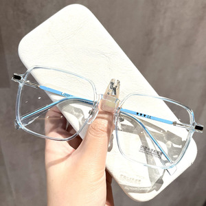 Occhiali da vista miope da donna ultraleggeri artefatto di bellezza Unisex grande montatura lusinga le piccole facce marrone occhio cornice del grado ottimale - Product Image 1