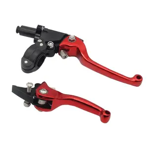 Custom Light And Strong Aluminum Alloy Universal Motorcycle Brake Levers For klx 110 125 150 200 250cc Dirt Pit Bike