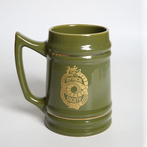Hình dạng tùy chỉnh màu Đỏ gốm bia Mug thăng hoa bia <span class=keywords><strong>Stein</strong></span> - Product Image 3