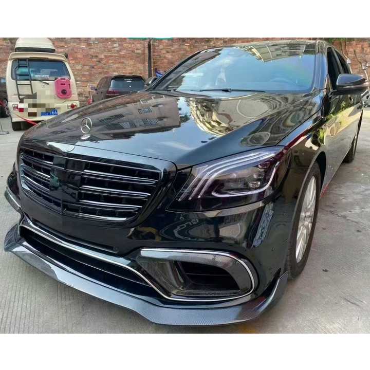 W222 Body Kit Rear For Mercedes Benz S-Class S63 W222 High Quality Carbon Fiber Brand New ...